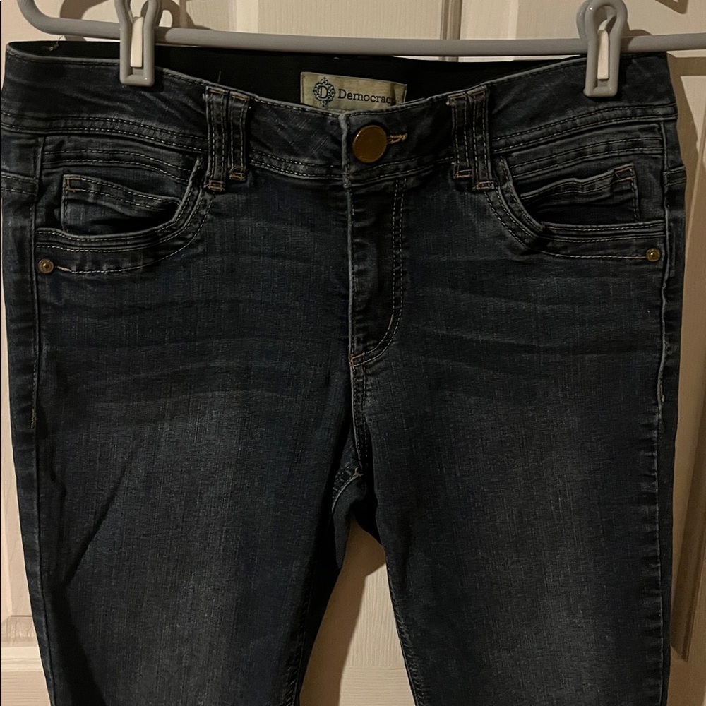 Democracy Denim AB Solution Skinny Jeans Blue Stretch Womens Size 8 Everyday - Picture 5 of 5